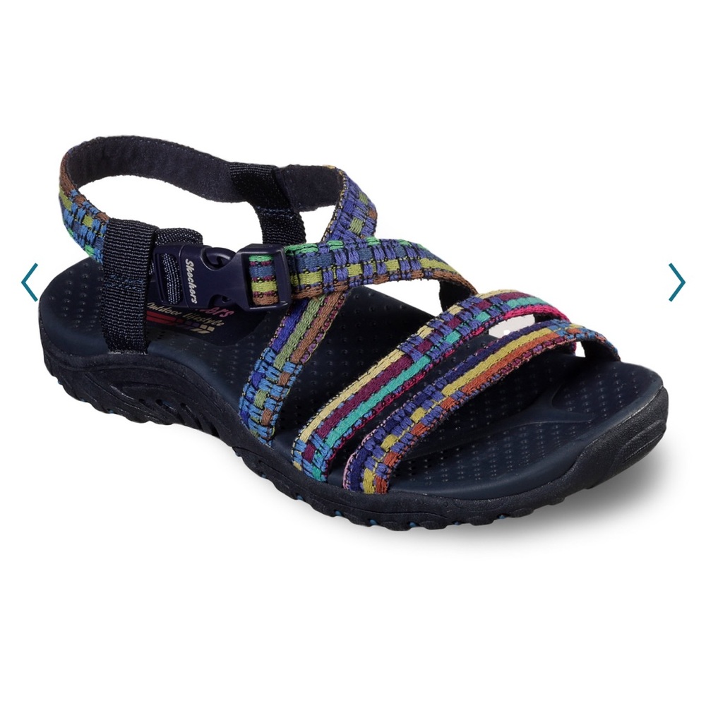 Women's Skechers Reggae Sew Me Lifestyle Sandals
